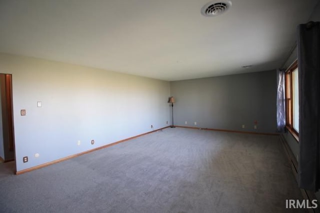 empty room with carpet floors