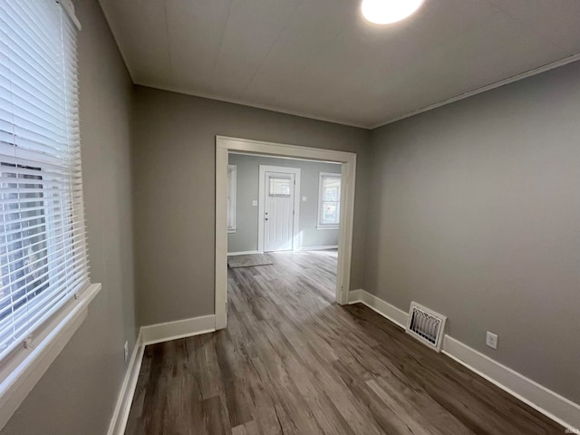 interior space featuring hardwood / wood-style floors