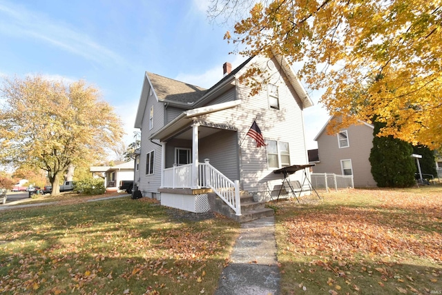 view of home's exterior with a lawn