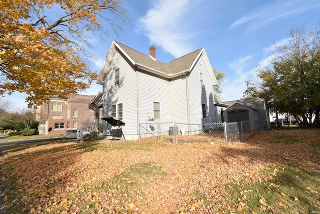 view of side of property