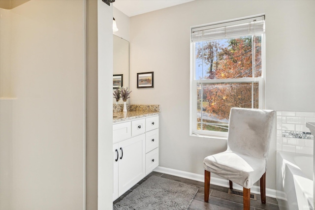 313 Tiger Ct, New Carlisle, IN 46552 - living area featuring baseboards