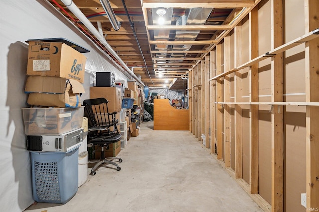 313 Tiger Ct, New Carlisle, IN 46552 - view of unfinished basement