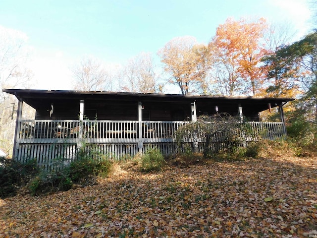 view of rear view of house