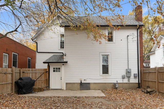 view of back of property