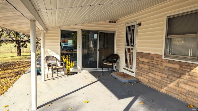 view of patio / terrace featuring a porch