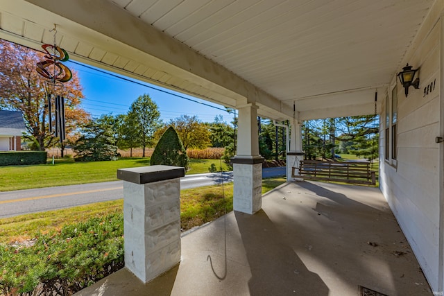 view of patio / terrace featuring a porch
