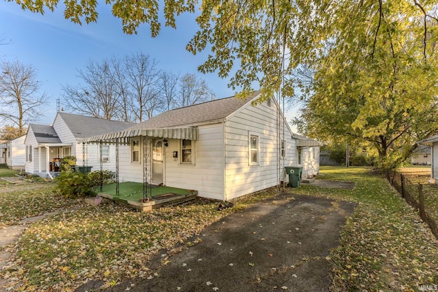 view of front of house