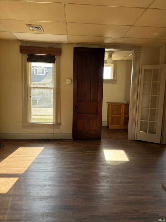 422 E Water St A-B, Unit A-B Portland, IN 47371 - entryway with a paneled ceiling and wood finished floors