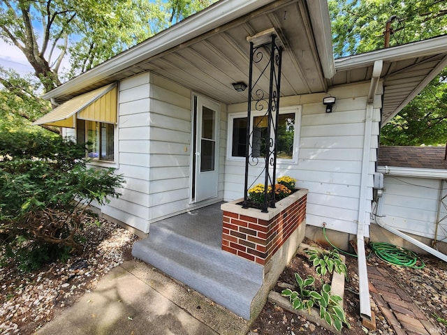 view of entrance to property