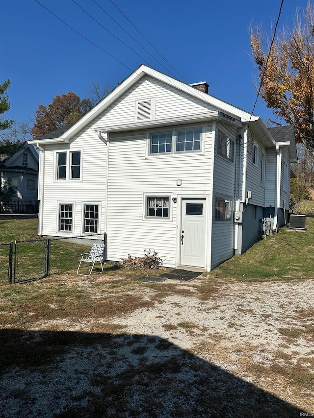 view of back of property