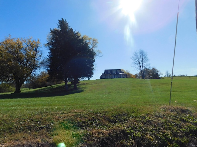 view of yard featuring a rural view