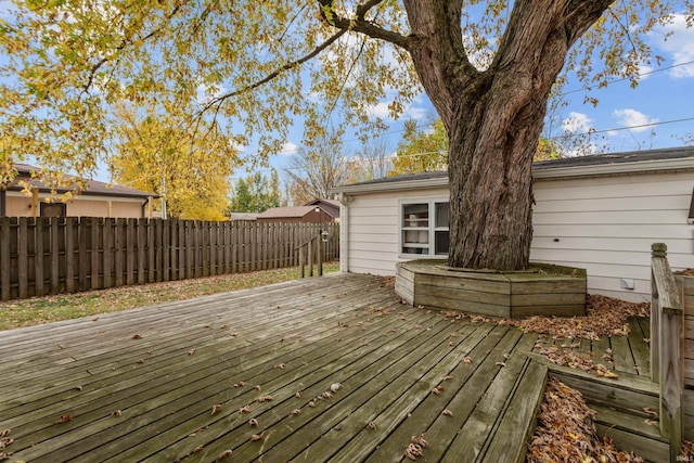 view of deck