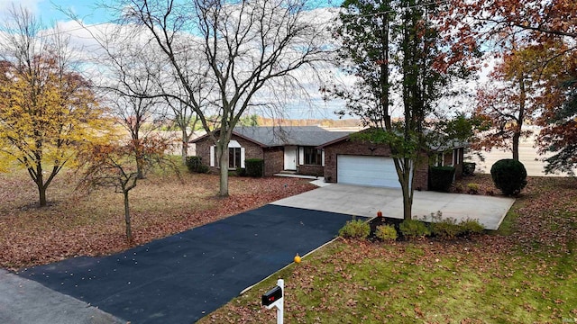 ranch-style house with a garage