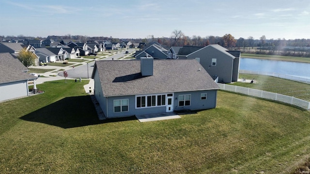1793 Breckenridge Pass, Fort Wayne, IN 46845 - birds eye view of property with a water view and a residential view