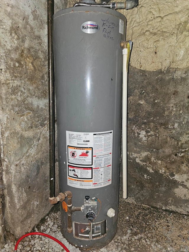 utilities featuring water heater