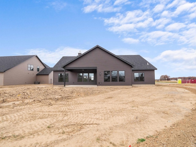 view of rear view of property