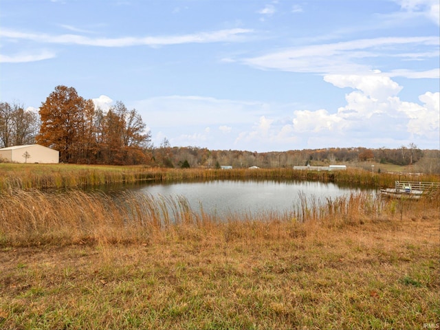 property view of water