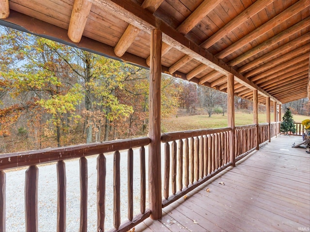 view of deck