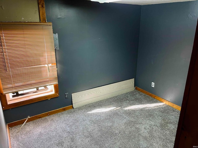 spare room featuring carpet flooring