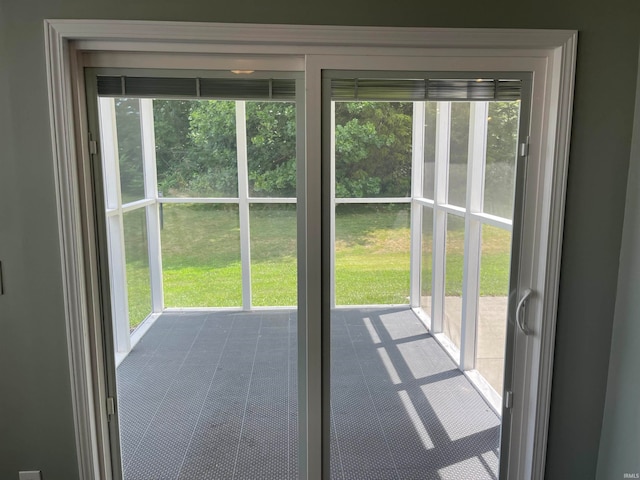 entryway featuring a wealth of natural light