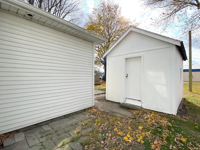 view of outbuilding