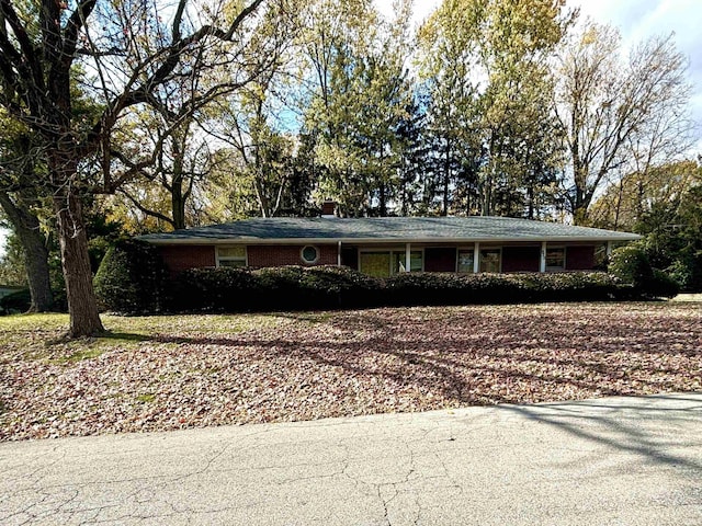 view of ranch-style home