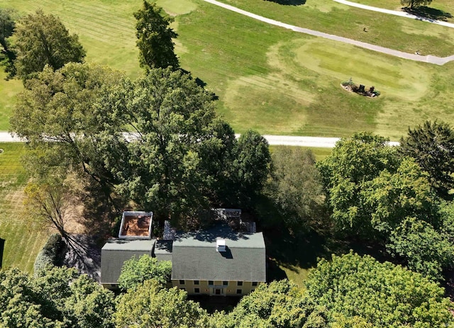 bird's eye view featuring a rural view