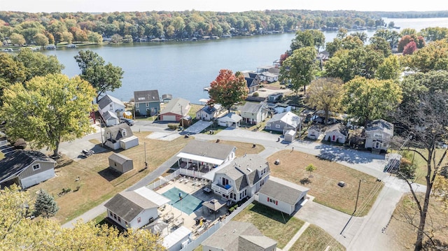 2222 S Runway Ct, Monticello, IN 47960 - aerial view of residential area with a nearby body of water and a forest
