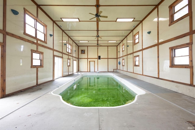 4299 E 1000 N, Roanoke, IN 46783 - view of pool featuring ceiling fan