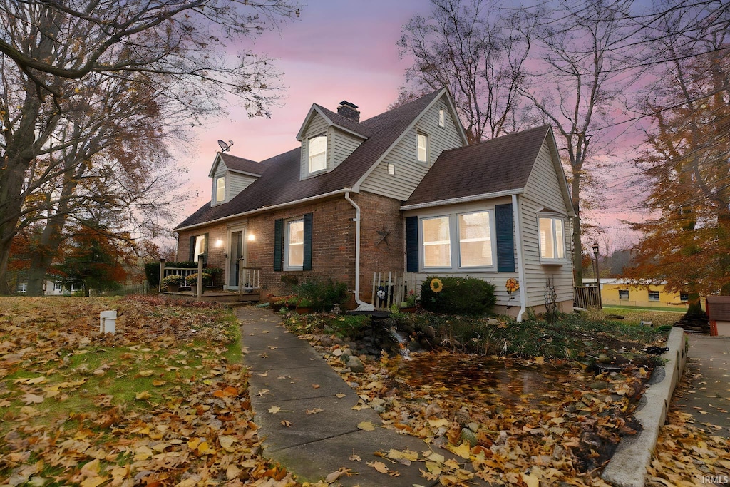 view of front of property