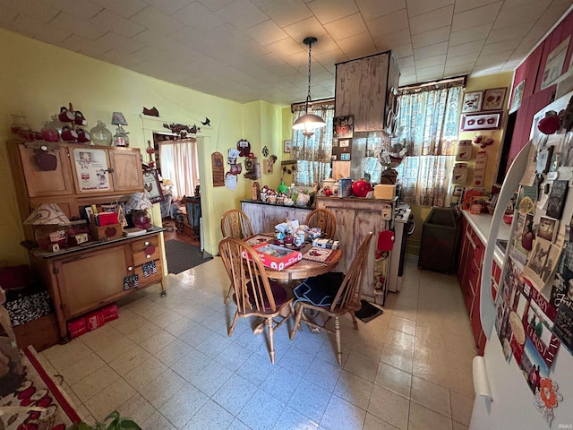 view of dining room