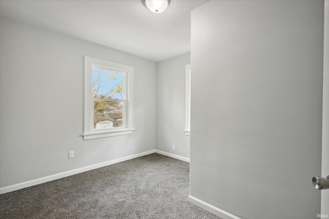 empty room with carpet floors