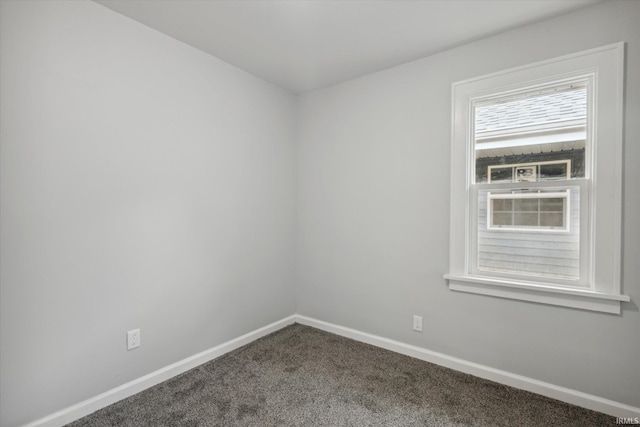 empty room with carpet floors