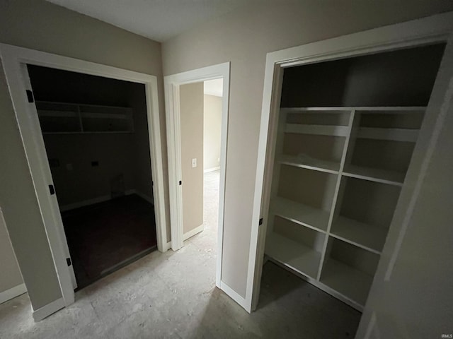 view of closet