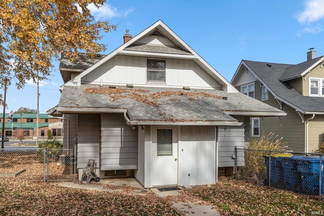 view of back of property