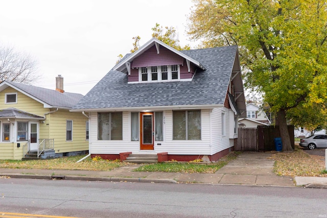 view of front of property