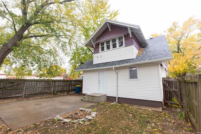 back of house featuring a patio area