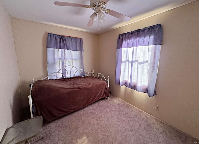 606 S 150 W, Washington, IN 47501 - bedroom featuring a ceiling fan and carpet