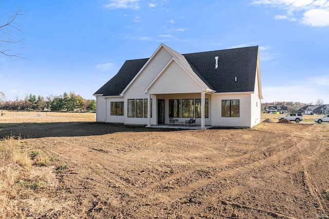 view of rear view of property