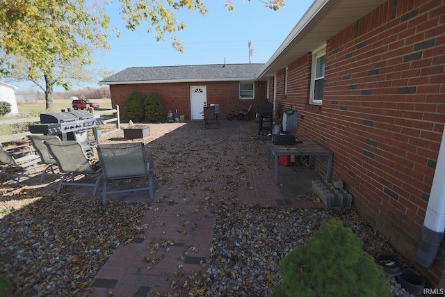 exterior space featuring a patio area