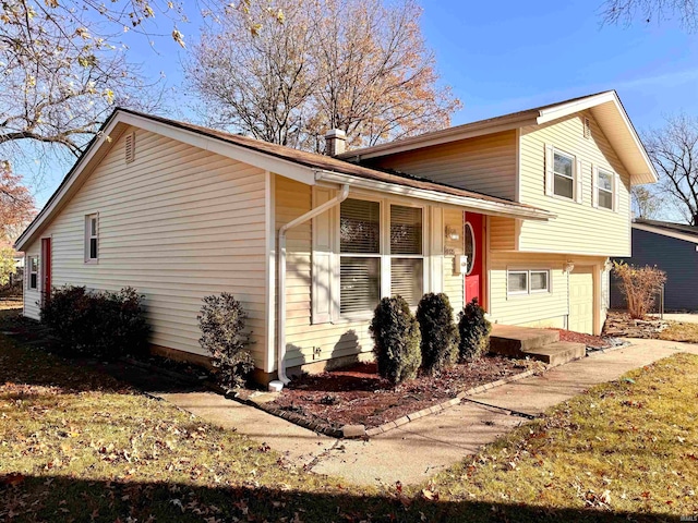 view of front of home