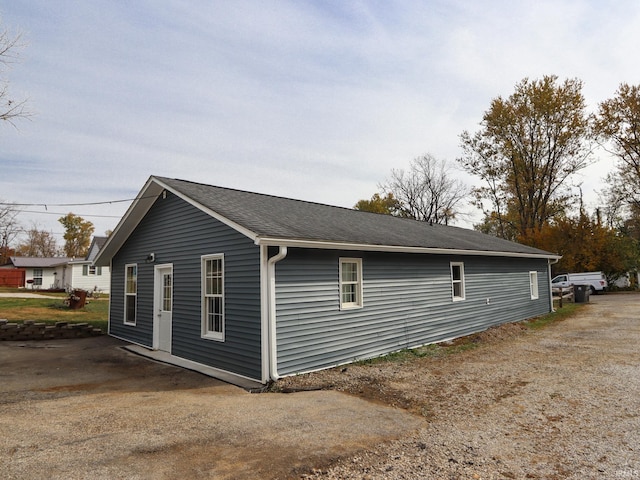 view of side of property