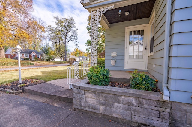 view of entrance to property