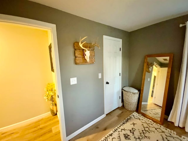 interior space featuring hardwood / wood-style flooring