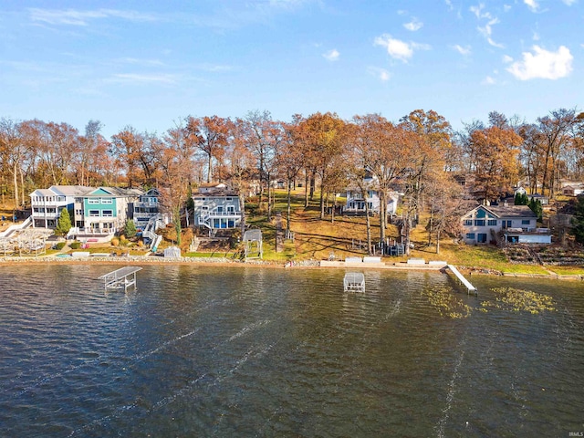 property view of water