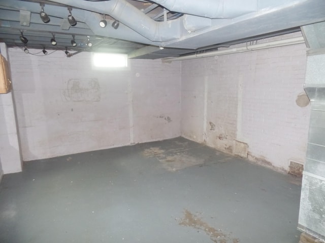 view of basement