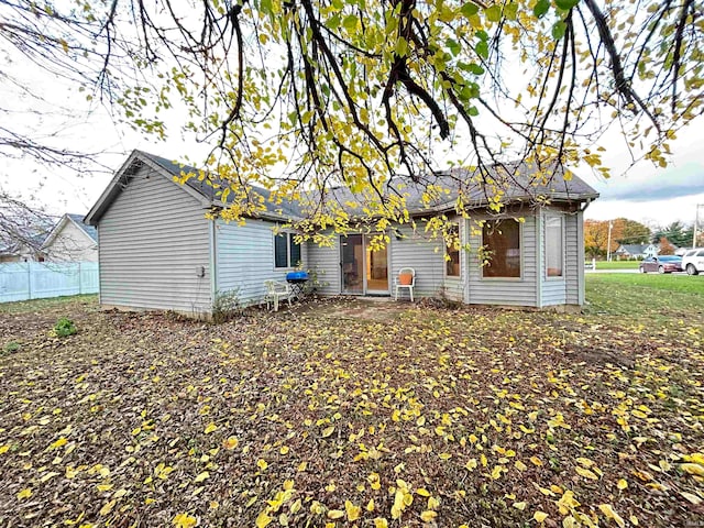 view of rear view of house