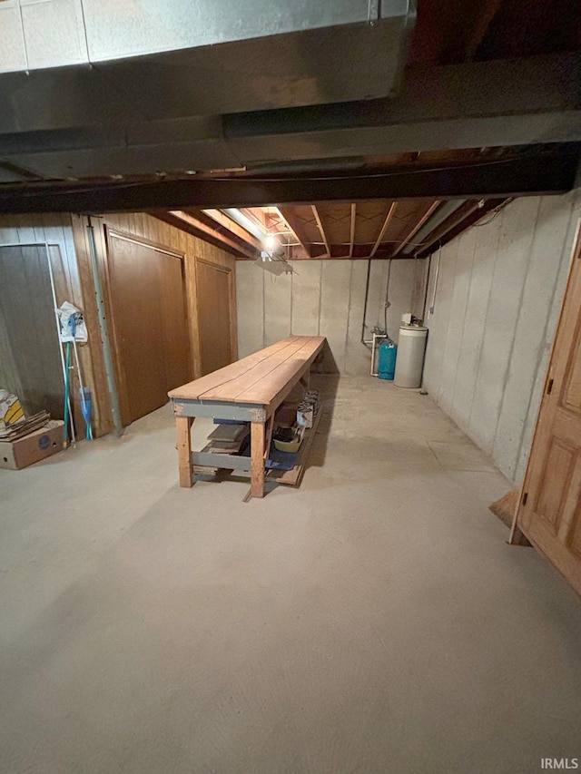 view of basement