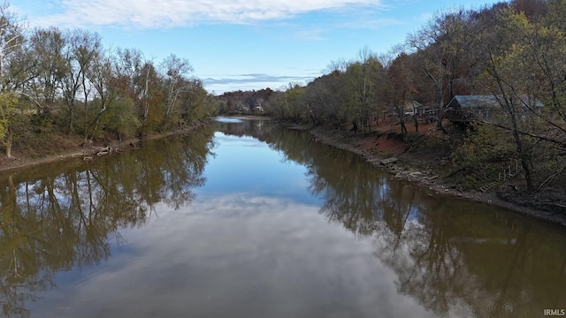 0 N 15e Rd, Jasper, IN 47546 - water view featuring a forest