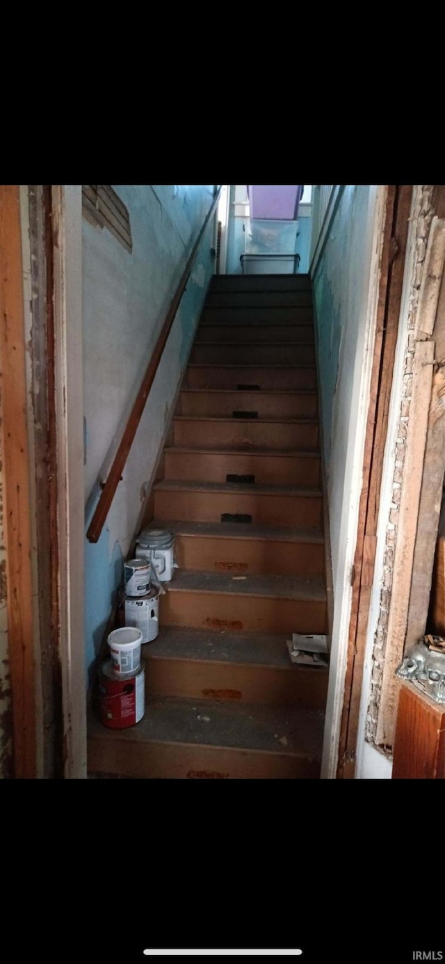view of stairs